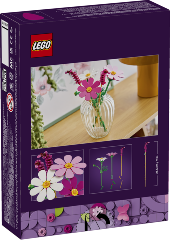 LEGO Botanicals Flores de Cosmos 11514 Set de Construcción Floral 171 Piezas para Niños de 9 Años o Más