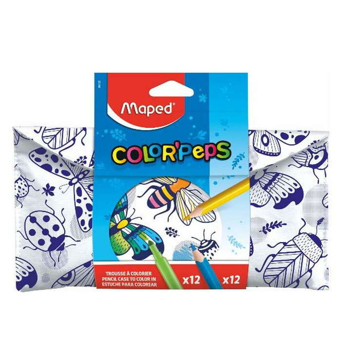 Maped Set para colorear con 12 rotuladores y 12 lápices surtidos