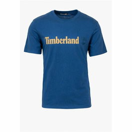 Camiseta de Manga Corta Hombre Timberland Kennebec River Azul Añil 7-9 Años