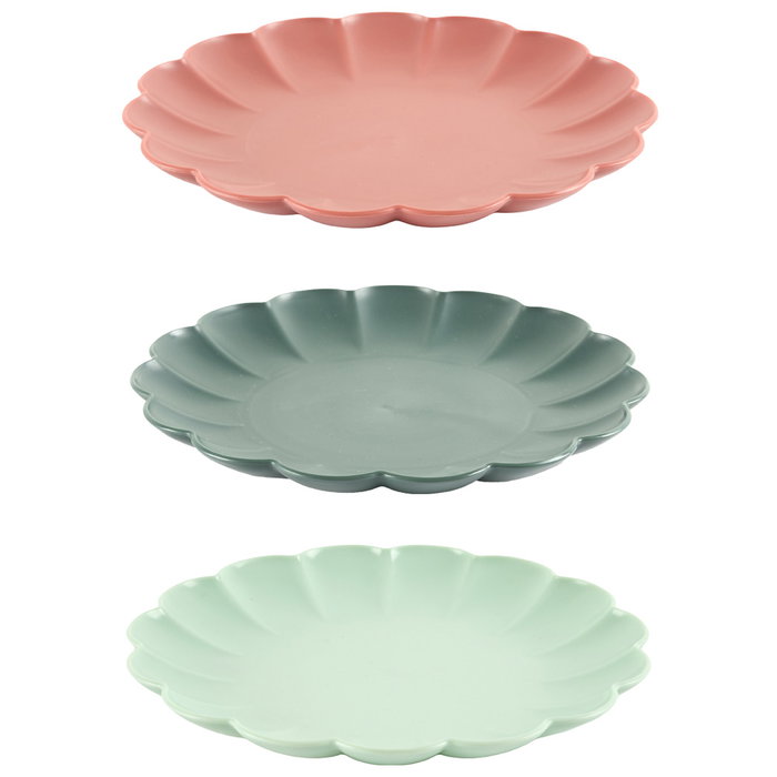 Home Deco Factory Plato Plástico Paradis Exotiqu 20,5 cm - Color Surtido