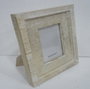 DKD Home Decor Marco de Fotos Mango y Cristal Blanco/Natural 20,8x26 cm
