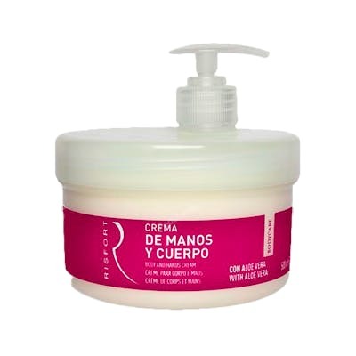 Risfort Crema de Manos y Cuerpo con Aloe Vera 500 ml