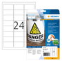 HERMA 9532 Etiquetas A4 Outdoor Blanco 63,5x33,9 mm