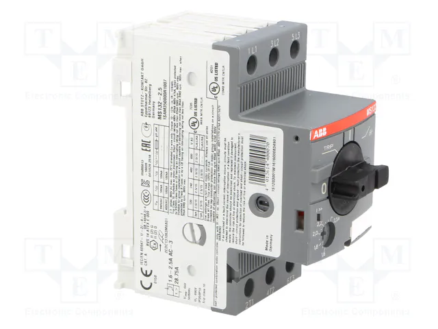 ABB MS132-2.5 Interruptor motorizado 0,75kW