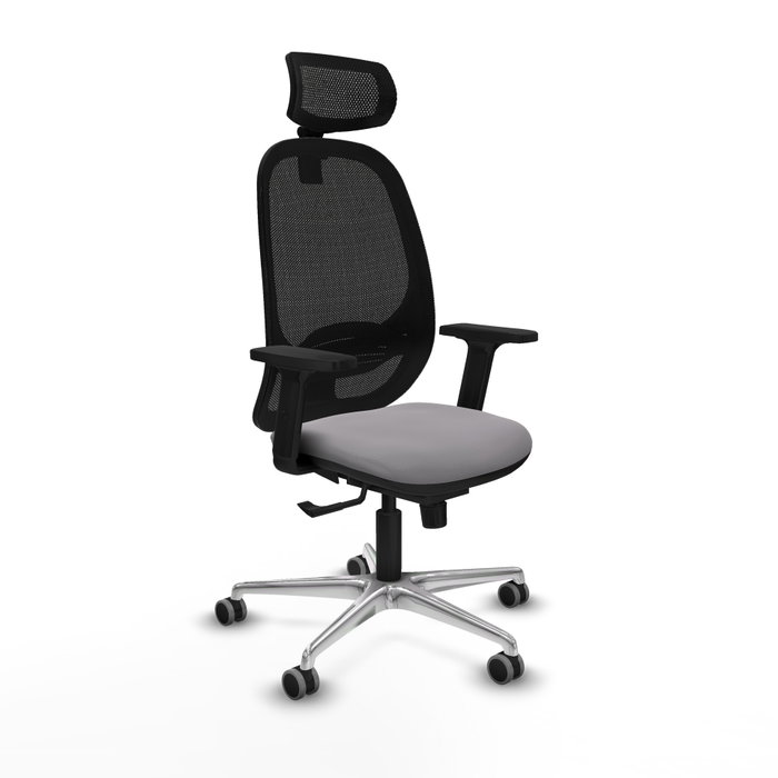 PIQUERAS Y CRESPO Silla de oficina Cilanco con mecanismo Sincro, Gris y Negro PIQUERAS Y CRESPO Silla de oficina Cilanco con mecanismo Sincro, Gris y Negro