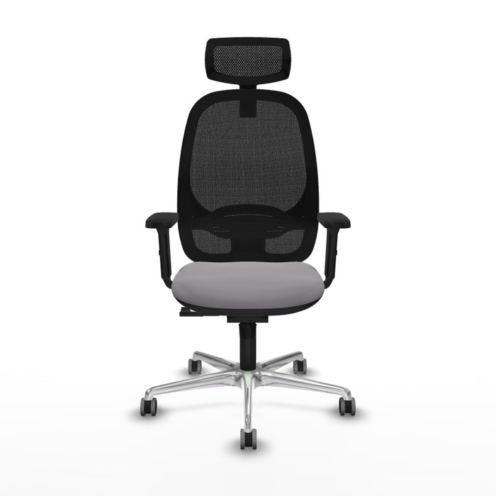 PIQUERAS Y CRESPO Silla de oficina Cilanco con mecanismo Sincro, Gris y Negro PIQUERAS Y CRESPO Silla de oficina Cilanco con mecanismo Sincro, Gris y Negro
