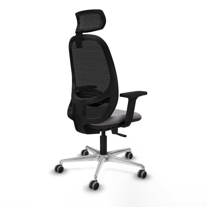 PIQUERAS Y CRESPO Silla de oficina Cilanco con mecanismo Sincro, Gris y Negro PIQUERAS Y CRESPO Silla de oficina Cilanco con mecanismo Sincro, Gris y Negro