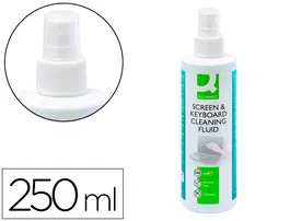 Q-connect Limpiador de Pantallas y Teclados Bote 250 ml