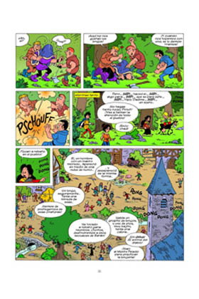 Tebeos Dolmen Editorial S.L. Johan y Pirluit 07: La Noche de los Brujos, La Rosa de las Arenas