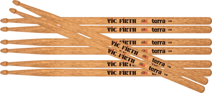 Vic Firth Baquetas American Classic Terra 5B (Pack 4)