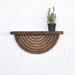 Hanah Home Raf294 Estantería Decorativa de Madera Contrachapada 31x16x9 cm