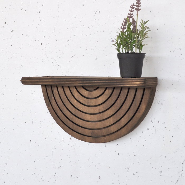 Hanah Home Raf294 Estantería Decorativa de Madera Contrachapada 31x16x9 cm Hanah Home Raf294 Estantería Decorativa de Madera Contrachapada 31x16x9 cm