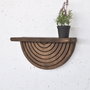 Hanah Home Raf294 Estantería Decorativa de Madera Contrachapada 31x16x9 cm