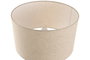 DKD Home Decor Lámpara de sobremesa Mango y Lino Natural