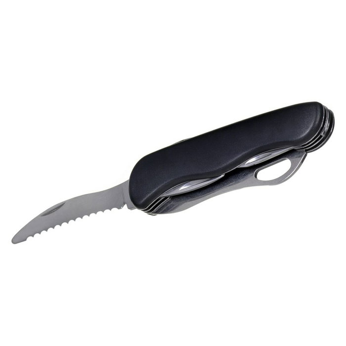Scyzoryk azymut karkon - 9 narzedzi + kabura, 113 mm negro (hk20018)