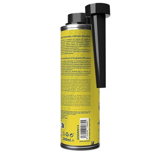 Goodyear Limpia Carburador y Válvulas Gasolina 300 mL Aditivo Multifuncional para Mejor Rendimiento y Ahorro de Combustible GODA0014