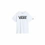 Camiseta de Manga Corta Infantil Vans Vans Classic Blanco