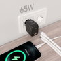 Aisens Cargador GaN 65W con 2xUSB-C y 1xUSB-A Negro