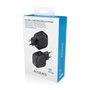 Aisens Cargador GaN 65W con 2xUSB-C y 1xUSB-A Negro