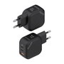 Aisens Cargador GaN 65W con 2xUSB-C y 1xUSB-A Negro