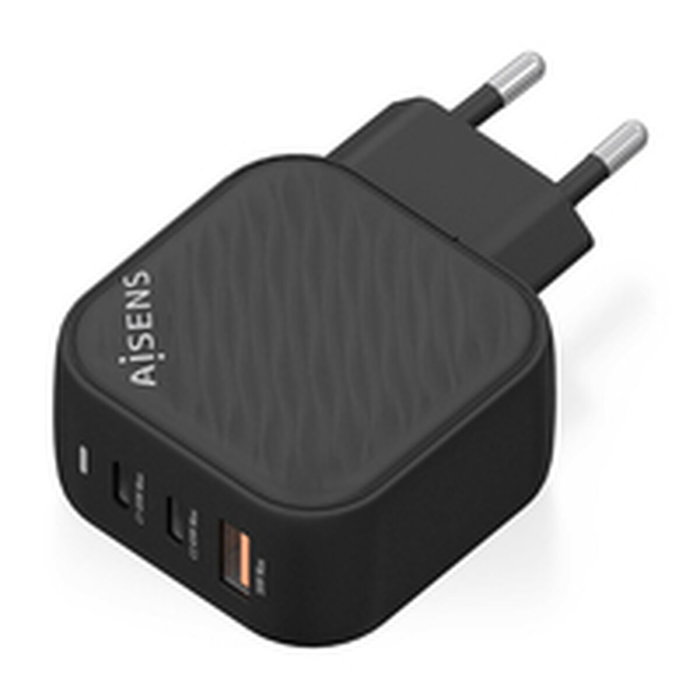 Aisens Cargador GaN 65W con 2xUSB-C y 1xUSB-A Negro Aisens Cargador GaN 65W con 2xUSB-C y 1xUSB-A Negro