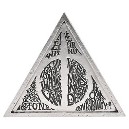 WIDDOP & CO Reliquias de la Muerte Harry Potter - Placa decorativa coleccionable en resina con acabado brillante
