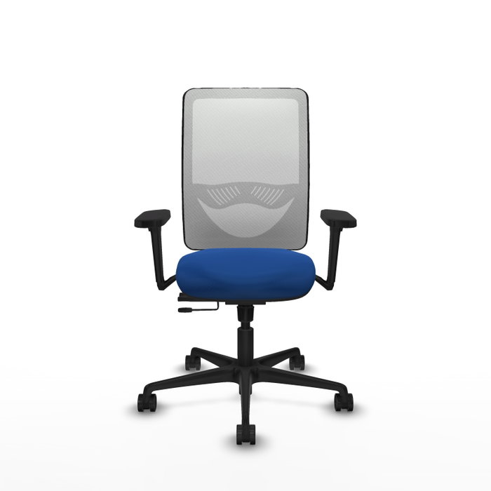 PIQUERAS Y CRESPO Silla de oficina Zulema con mecanismo Sincro/Traslack, Azul y Blanco PIQUERAS Y CRESPO Silla de oficina Zulema con mecanismo Sincro/Traslack, Azul y Blanco