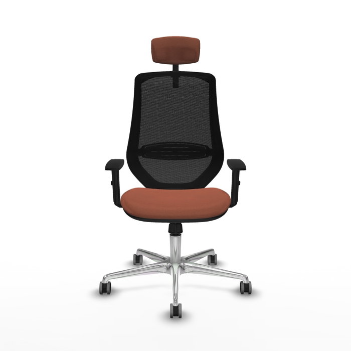 PIQUERAS Y CRESPO Silla de oficina Mardos con mecanismo Sincro, Marrón y Negro PIQUERAS Y CRESPO Silla de oficina Mardos con mecanismo Sincro, Marrón y Negro