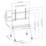 Ewent EW1542 Soporte Móvil para TV de 50 a 86 pulgadas Negro