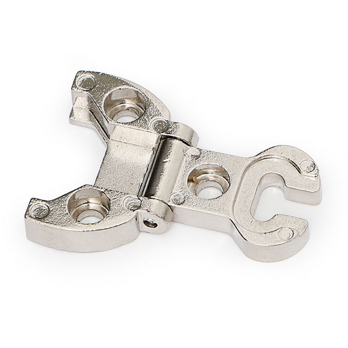 Herrajes ALK Logos Bisagra de Estilo Níquel Zamak 45x32x21 mm Herrajes ALK Logos Bisagra de Estilo Níquel Zamak 45x32x21 mm