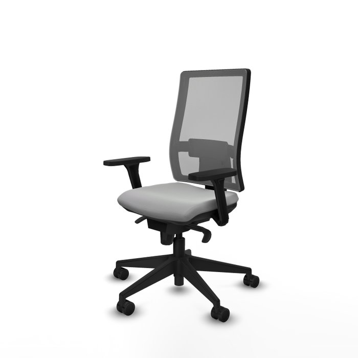 PIQUERAS Y CRESPO Silla de oficina Horna Gris con mecanismo Sincro