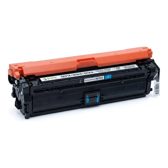 STATIC CONTROL Cartucho de tóner compatible cian CE271A/CE341A/CE741A STATIC CONTROL Cartucho de tóner compatible cian CE271A/CE341A/CE741A
