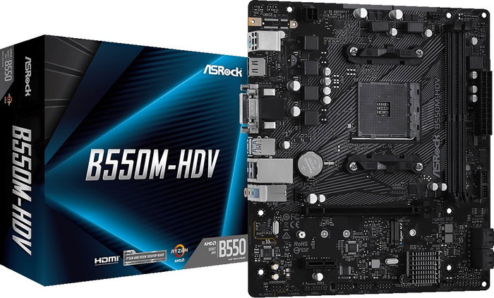 ASRock B550M-HDV micro ATX ASRock B550M-HDV micro ATX