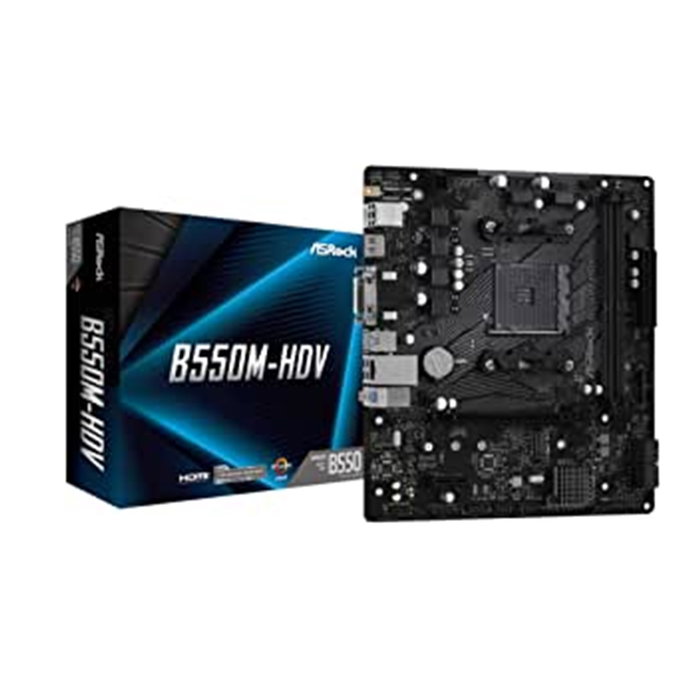 ASRock B550M-HDV micro ATX Socket AM4 DDR4 ASRock B550M-HDV micro ATX Socket AM4 DDR4