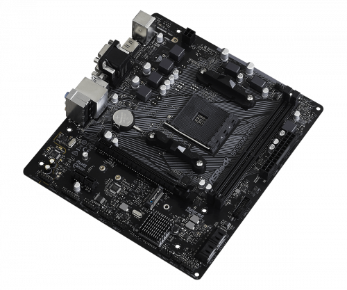 ASRock 90-MXBDJ0-A0UAYZ Placa Base AMD B550 Zócalo AM4 Micro ATX DDR4-SDRAM