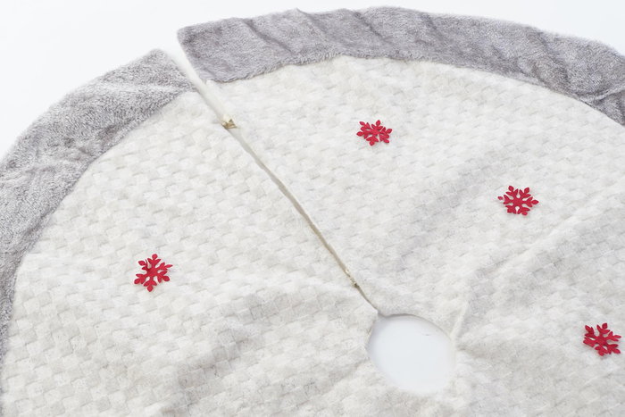 DKD Home Decor Base Arbol Navidad Tradicional Blanco Gris 106x1x106 cm (2 Unidades) DKD Home Decor Base Arbol Navidad Tradicional Blanco Gris 106x1x106 cm (2 Unidades)