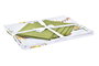 DKD Home Decor Mantel Tropic Garden 150 x 150 cm Multicolor Verde Set de 5 (2 Unidades) Polyester