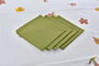 DKD Home Decor Mantel Tropic Garden 150 x 150 cm Multicolor Verde Set de 5 (2 Unidades) Polyester