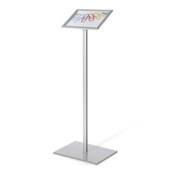 PLANNING Atril A4 - Atril de Acero Inoxidable, Abatible, para Formato A4, 110x40x30 cm