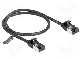 DeLOCK Cable Ethernet Cat.8.1 RJ45 Macho a Macho 0,5 m Negro