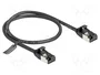 DeLOCK Cable Ethernet Cat.8.1 RJ45 Macho a Macho 0,5 m Negro
