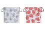 DKD Home Decor Cojin Coral 22 Atlantico Azul Fucsia Poliester Algodon 40x40x4 cm (4 Unidades)