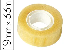 Eurocel - Cinta Adhesiva de Embalaje Transparente 33 m x 19 mm - Resistente y Fácil de Cortar para Papel y Cartón