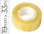 Eurocel - Cinta Adhesiva de Embalaje Transparente 33 m x 19 mm - Resistente y Fácil de Cortar para Papel y Cartón