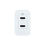 Coolbox Cargador GaN 35W con 2 Puertos USB-C Blanco