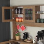 Hanah Home Grano 140 Armario Multiusos Roble Caucásico 140x187x40 cm Aglomerado