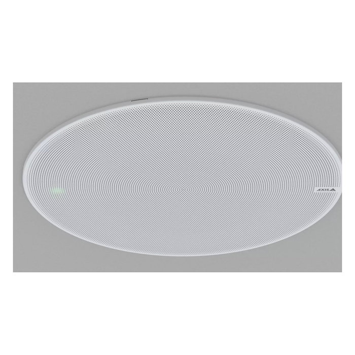 Axis Altavoz Profesional para Techo C1210-E (02324-001) Blanco, Sonido Inteligente con PoE, Micrófono Integrado