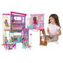 Mattel Barbie HCD50 Casa de Muñecas de Juguete de Plástico Multicolor 2 Plantas - Recomendado para niños de 3 a 12 años - Montaje Requerido