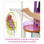 Mattel Barbie HCD50 Casa de Muñecas de Juguete de Plástico Multicolor 2 Plantas - Recomendado para niños de 3 a 12 años - Montaje Requerido