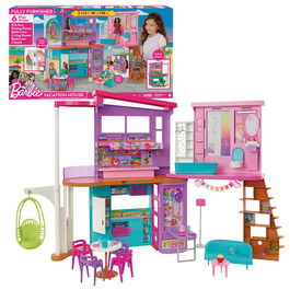Mattel Barbie Casa Malibú 2022 con más de 30 Accesorios